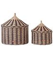 OYOY Opbevaringskurve - 2-pak - 50/36 cm - Circus - Nutmeg
