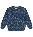 Soft Gallery Sweatshirt - Baptiste - Majolica Blue m. Leoparder