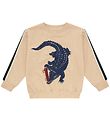 Soft Gallery Sweatshirt - Baptiste - Beige m. Krokodille