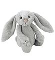 Jellycat Bamse - Medium - 31x12 cm - Bashful Silver Bunny