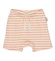 Petit Piao Shorts - Modal Striped - Peach Naught/Eggnog