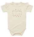 Petit by Sofie Schnoor Body k/ - Dicte - Off White m. Blomster