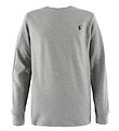 Polo Ralph Lauren Bluse - Core Replen - Gråmeleret
