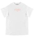 Fendi T-shirt - Hvid m. Lyserd Logo