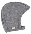 MarMar Babyhjelm - Uld - Hoody - Grey Melange