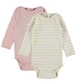 Molo Bodyer l/ - Foss - 2-pak - Blush and Striped