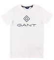GANT T-shirt - Lock-Up - Hvid