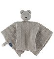 Smallstuff Nusseklud - 35x35 cm - Gråmeleret m. Bamse