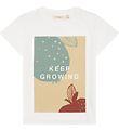 Soft Gallery T-shirt - Bass - Snow White m. Print