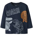 Name It Bluse - NmmVilasse - Navy Blazer/Roar