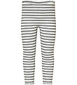 Name It Leggins - NmfVemma - Grey Melange/Cloud Dancer