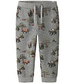 Name It Sweatpants - NmmOlin - Grey Melange