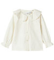 Name It Bluse - NmfOuma - Cloud Dancer
