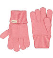 MarMar Gloves - Wool/Cotton - Knitted - Aske - Raspberry