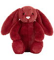 Jellycat Bamse - 18x9 - Little Bashful - Redcurrant Bunny