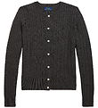Polo Ralph Lauren Cardigan - Strik - Cable - Winsor Heather