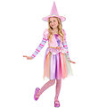 Smiffys Udklædning - Pastel Rainbow Witch - Multifarvet