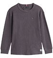 Tommy Hilfiger Bluse - Strik - Washed BlackGREY