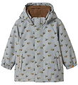 Lil Atelier Vinterjakke - NmmLasnow10 - Ultimate Grey/Airplanes