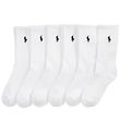 Polo Ralph Lauren Strømper - 6-pak - Crew - White