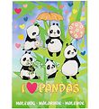 Karrusel Forlag Malebog - I Love Pandas