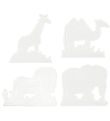 Hama Midi Perleplader - 4 stk - Løve/Kamel/Elefant/Giraf