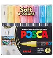 Posca Tuscher - PC-1M - 8 stk. - Afdmpede Farver