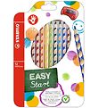 Stabilo Farveblyanter - EasyColors - Hjre - 12 stk. - Multifarv