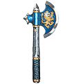 Liontouch Udklædning - Noble Knight Økse - Blå