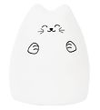 Rabbit & Friends Lampe - 15x11 cm - Kat - Hvid