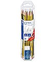 Staedtler Blyanter - HB 2 - 12 stk m. Viskelder