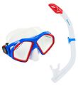 Aqua Lung Snorkelst - Adult - Combo Hawkeye/Pike - Bl/Rd/Hvid