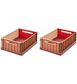 Liewood Foldekasse - 25x18x9,5 cm - Small - 2-Pak - Rapsberry Mu