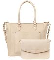 Rosemunde Shopper m. Clutch - Vegan - Pure Sand Gold