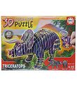 Educa 3D-Puslespil - Triceratops - 67 Brikker