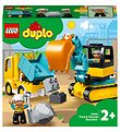 LEGO® DUPLO - Lastbil Og Gravemaskine På Larvefødder 10931 - 20 