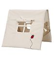 ferm Living Legetelt - 30x30 cm - Natur m. Mariehne