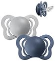 Bibs Couture Sutter - Str. 2 - 2-pak - Anatomisk - Cloud/Steel B