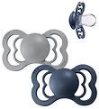 BIBS Supreme Sutter - Str. 2 - 2-pak - Symmetrisk - Cloud/Steel 