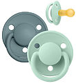 BIBS De Lux Sutter - Str. 2 - 2-pak - Rund - Nordic Mint/Island 