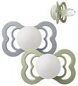 BIBS Supreme Natsutter - Str. 2 - 2-pak - Symmetrisk - Sage/Cl