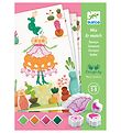 Djeco Stempelsæt - Mix & Match - Blomsterpiger