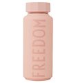 Design Letters Termoflaske - Freedom - 500 mL - Pudderrosa