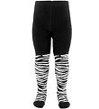 Fuzzies Strømpebukser - Zebraprint