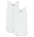 Petit Bateau Body - 2-pak - U/Æ - Hvid