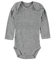 Noa Noa miniature Body - L/Æ - Gråmeleret m. Hulmønster