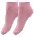 Fuzzies Ankelstrømper - 2-Pak - Rosa