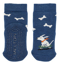 Melton Strømper - Skating dog - Anti-slip - True Navy