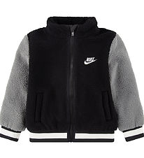 Nike Fleecejakke - Sort/Grå