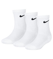 Nike Strømper - Cushioned - 3-Pak - Hvid